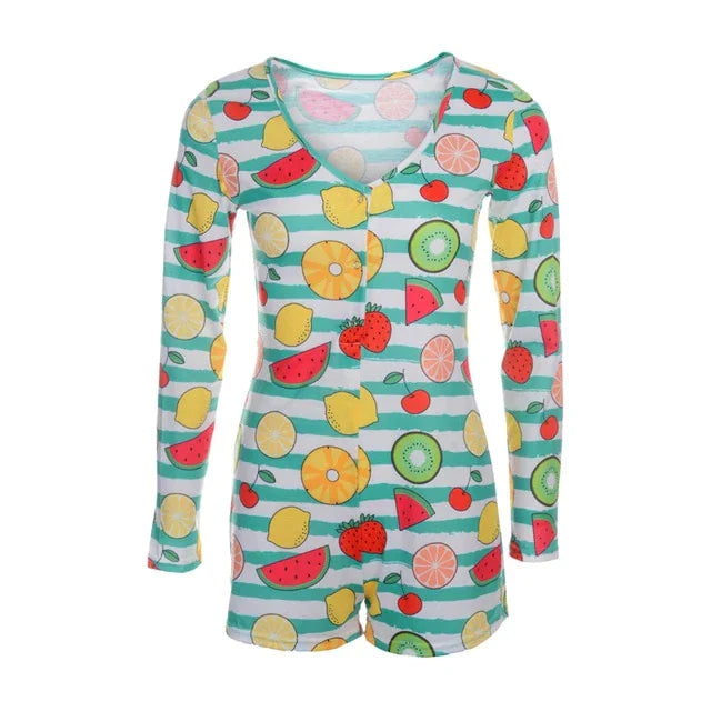 Printed Slim Fit Sexy Jumpsuit