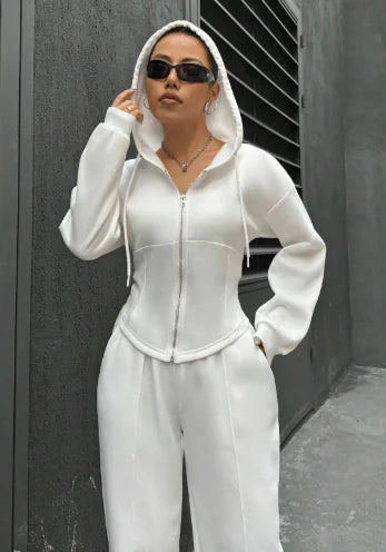 Sleek Zip-Up Leisure Set