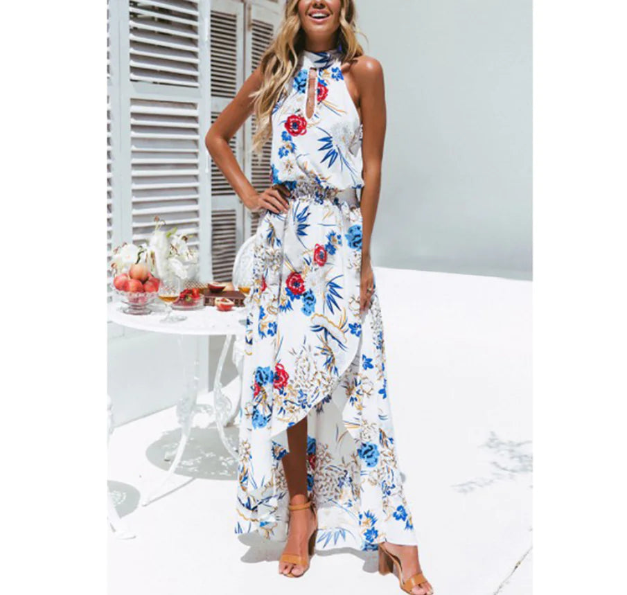 Digital Print Beach Dress