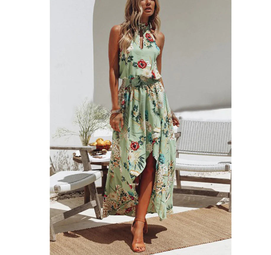 Digital Print Beach Dress