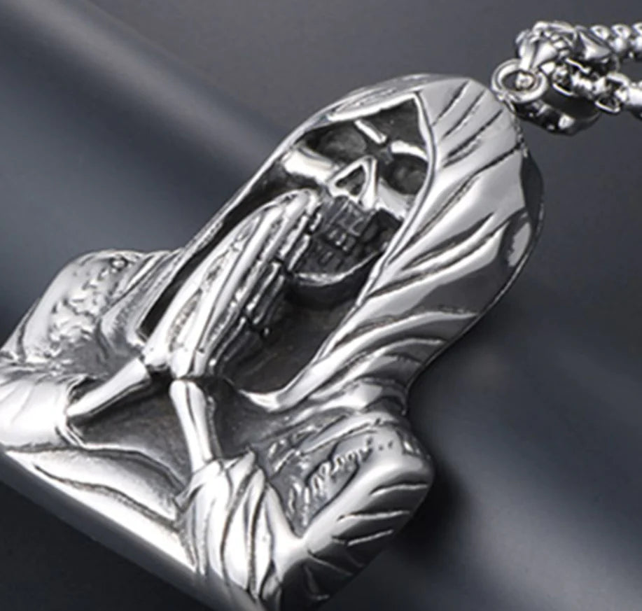 Men's Vintage Skull Pendant Necklace - 2026 Collection