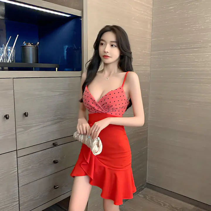 Evening Spaghetti Strap Dress