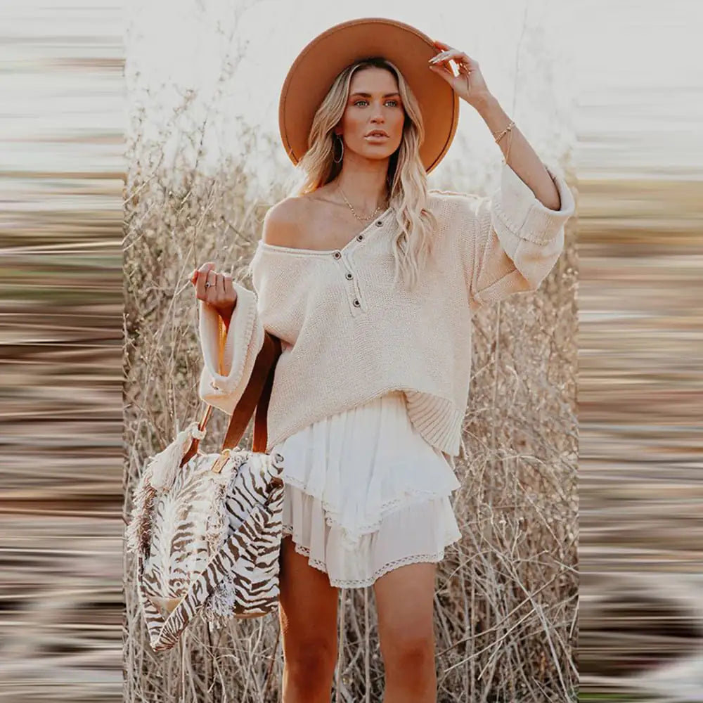 Loose High Waist Tulle Chiffon Two-Layer Skirt for Women