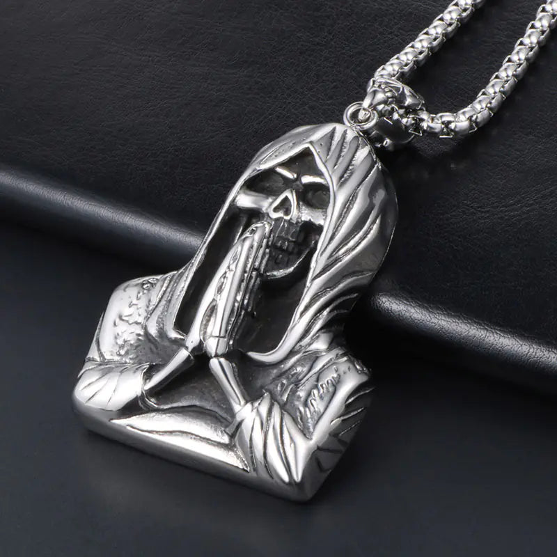 Men's Vintage Skull Pendant Necklace - 2026 Collection