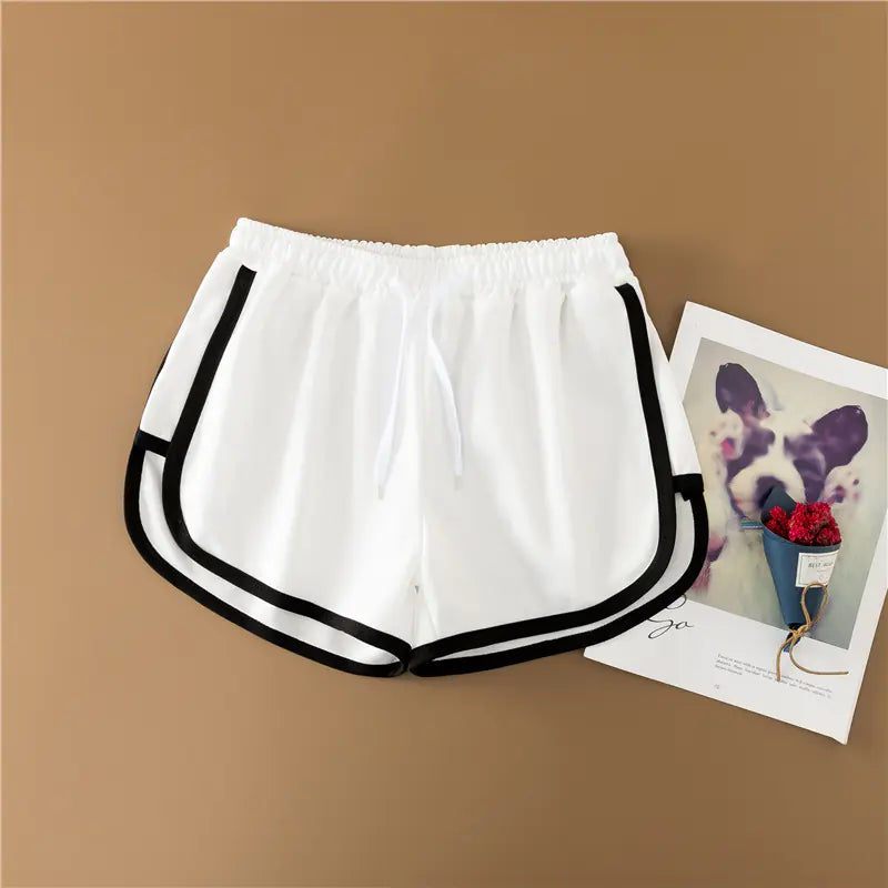 High-Waisted Korean Style Yoga Shorts for Summer