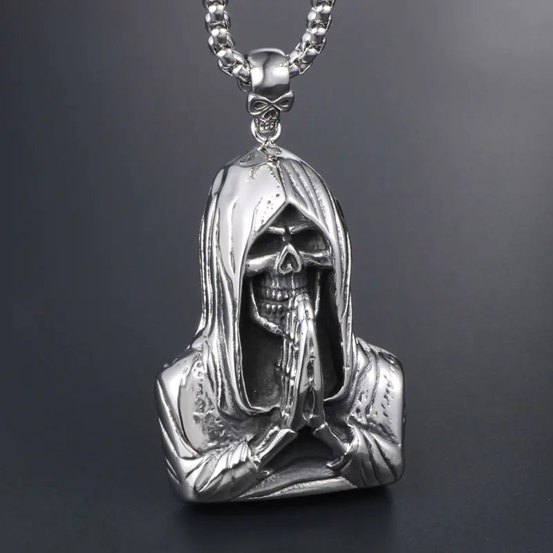 Men's Vintage Skull Pendant Necklace - 2026 Collection