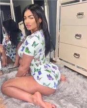 Printed Slim Fit Sexy Jumpsuit