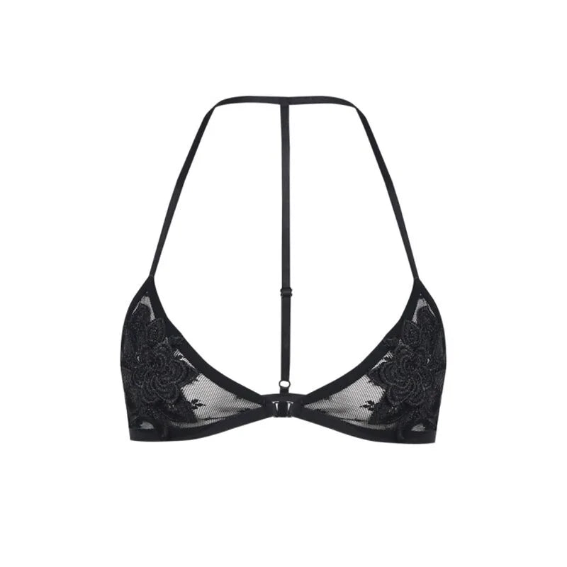 Soft Bralette Black Lace Push Up Bras