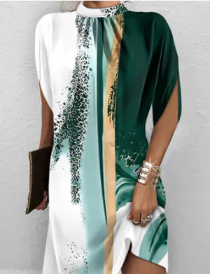 Dreamy Green Mini Dress  Women's Fashion (One Piece)