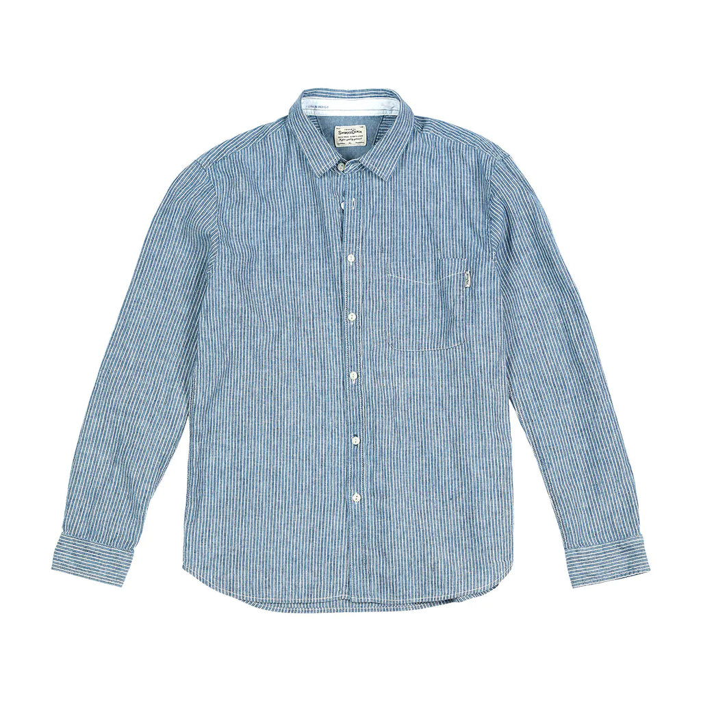 Men's Casual Simple Long Sleeve Cotton Linen Shirt