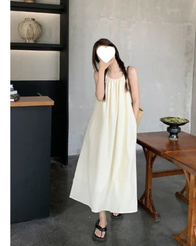 Bohemian Cotton Beach Maxi Dress for Women