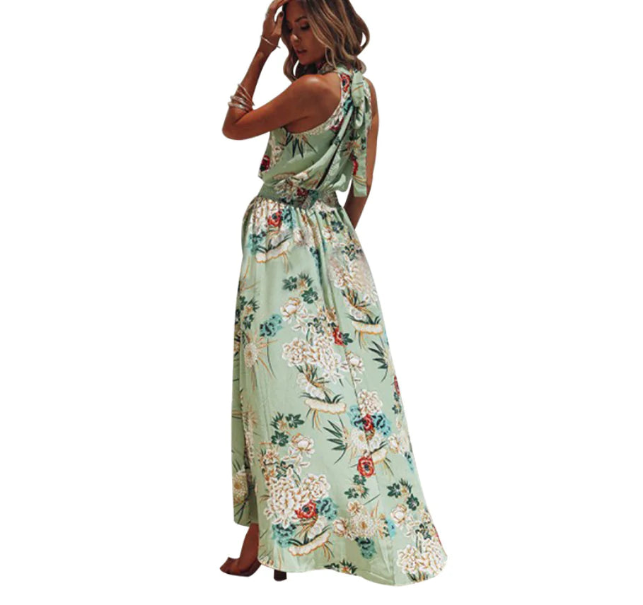 Digital Print Beach Dress