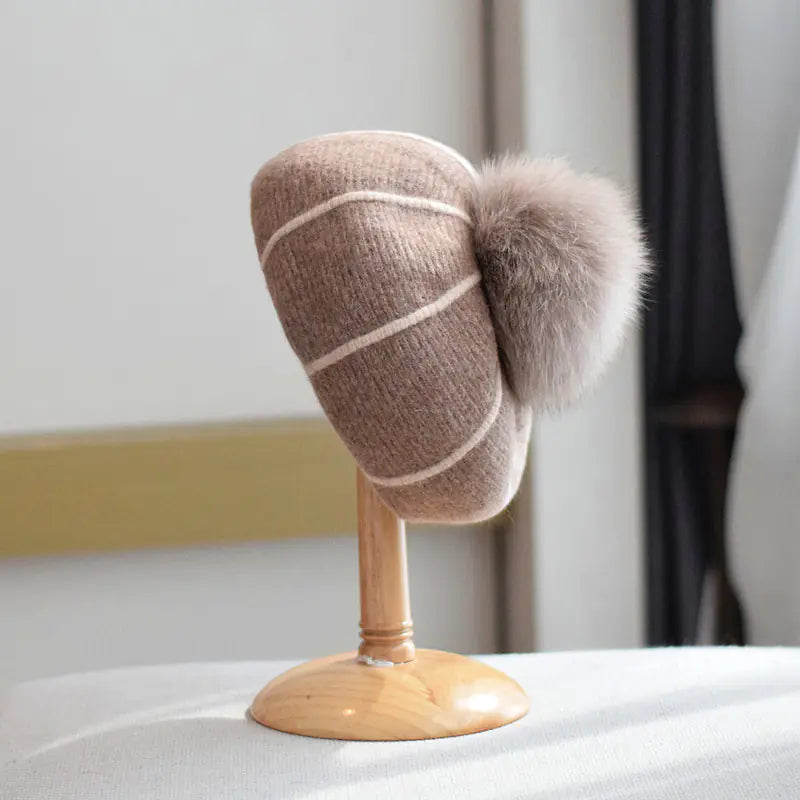 Chic Autumn Wool Beret for Women
