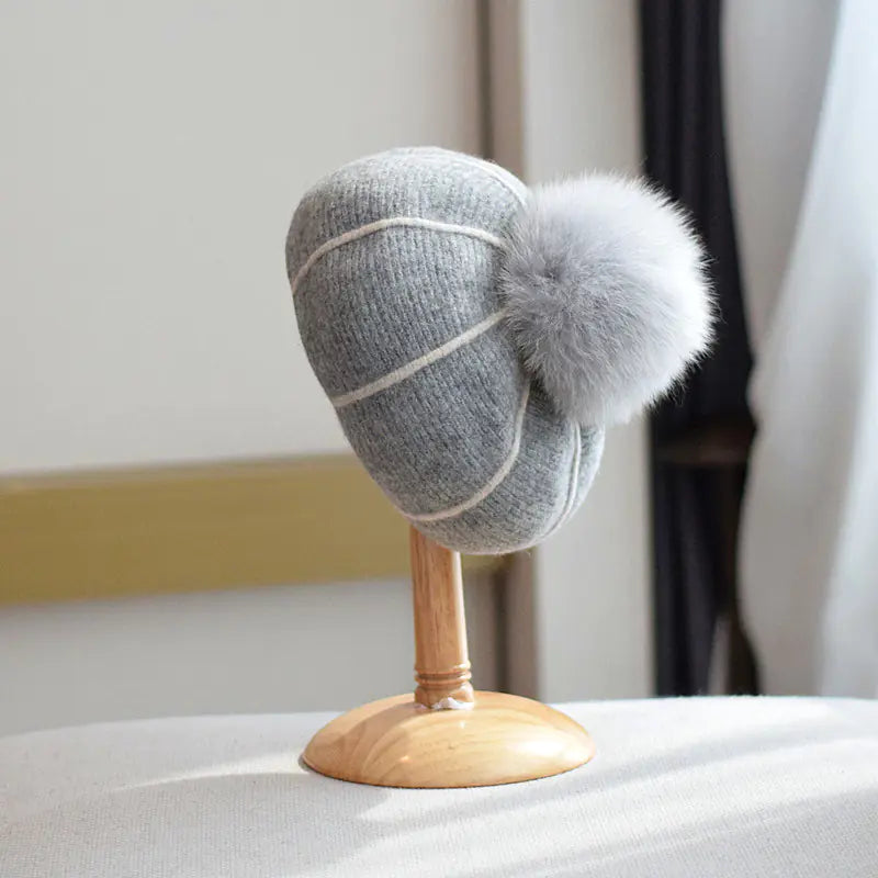 Chic Autumn Wool Beret for Women