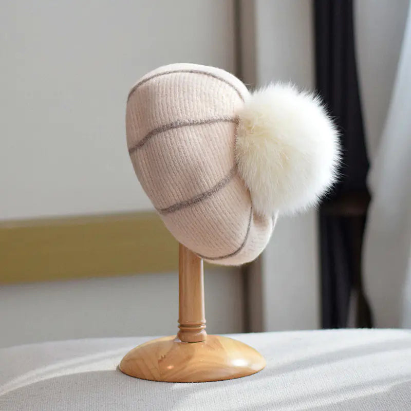 Chic Autumn Wool Beret for Women